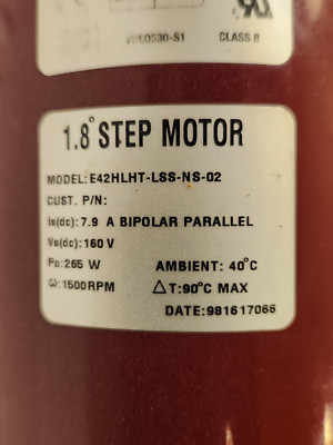 Pacific Scientific stepper motor E42HLHT-LSS-NS-02 Triangle Packaging # BD0201CS