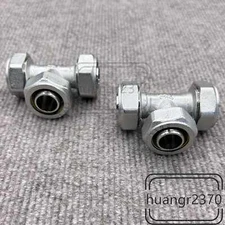 2 pcs Compressed Air Piping 3/4" Tee M8011 Fitting Connector for MaxLINE