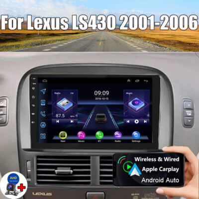 Apple Carplay Car Stereo Radio GPS Navi FM For Lexus LS430 2001-2006+CAMERA