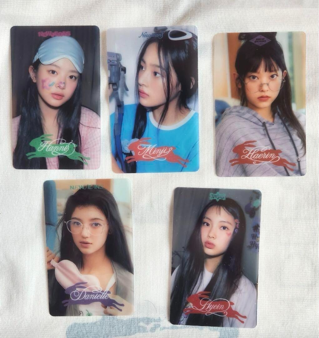 NewJeans Clear Photo Card 5 Types Set OMG Kpopmerch Thailand NewJeans Clear Photo Card 5 Types Set OMG Kpopmerch Thailand