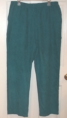 Womens SALON STUDIO~GREEN Dress PANTS~plus size 20~NEW Slacks PULL ON  Trousers | eBay