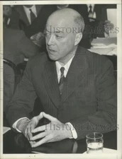 1947 Press Photo William Bullitt Appears in Senate Appropriations Committee