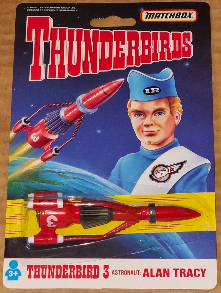 Matchbox 1993 Thunderbirds Die-Cast Alan Tracy's THUNDERBIRD