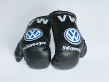 Volkswagen Mini Boxhandschuhe VW z.B. f&uuml;r Auto Innenspiegel Kunstleder Schwarz
