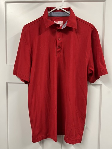 Chick-Fil-A Polo Red Work Shirt Mens 
