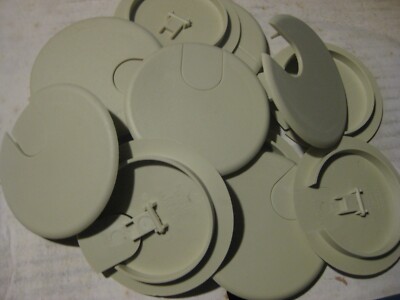 Round Computer Table Desk Wire Cable Grommet Feed Thru NEW (you Get 20 of these)