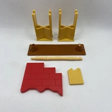 Vintage Remco ORIGINAL Karate Kid Action Figure Accessories Parts 1986 Board Etc