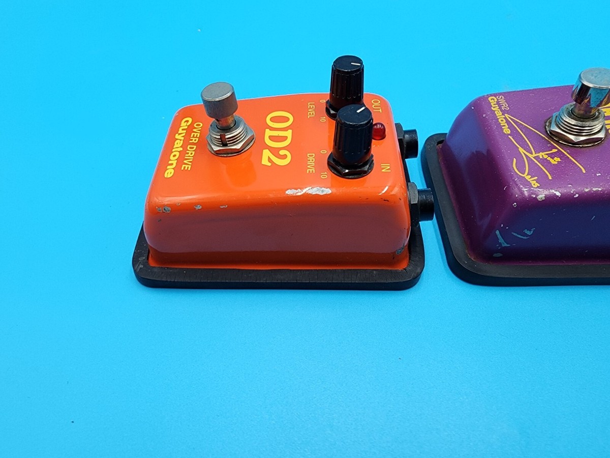 Rare Guyatone Micro Guitar Effect Pedal Bundle MM2 OD2 SWR2 Lot