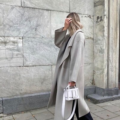 nae Wool&Cashmere Long Coat_Gray コート 2021-10-01-coat-gray-robe-