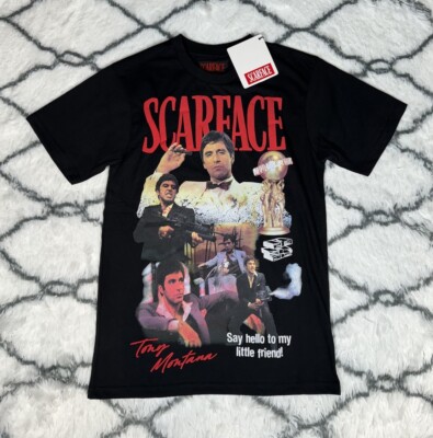 REASON / REASON×SCARFACE TONY MONTANA T-SHIRT BLACK XL REASON Scarface Tony Montana Say Hello T-Shirt Black Men's