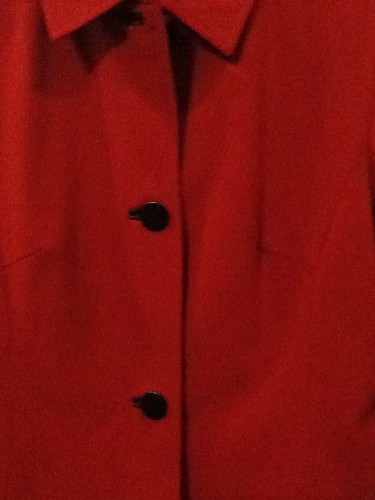 Ladies Size Small The Limited Stretch Russet Red Fitted Blazer Style Jacket - Picture 5 of 7