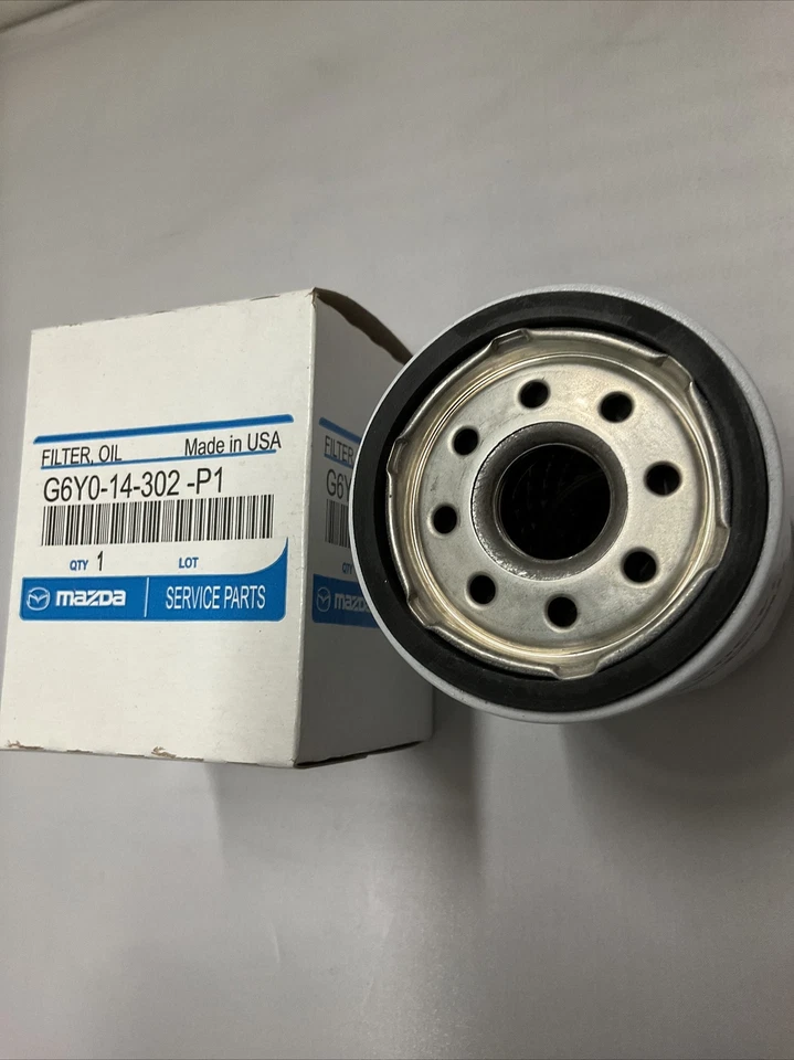 Mazda New OEM Oil filter G6Y0-14-302-P1 (2 Pack) - Изображение 2 из 3