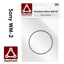 DeckTech  Replacement Belt for Sony Walkman WM-2 WM2 WM-II Rubber Drive Belt Kit