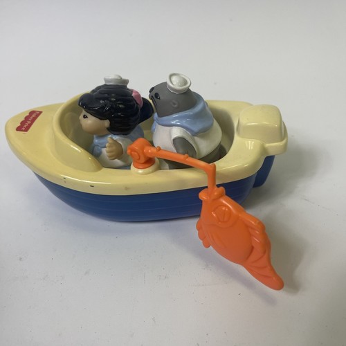 Barco de pesca Petmobile FISHER PRICE CHUNKY PETTLE PEOPLE - Imagen 4 de 9