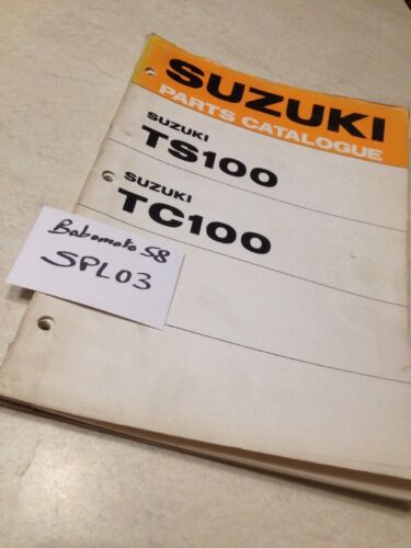 Suzuki Parts Lista Catalogo Monete TS100 TC100 L K Ts TC 100 Edizione 1973 - Foto 1 di 9
