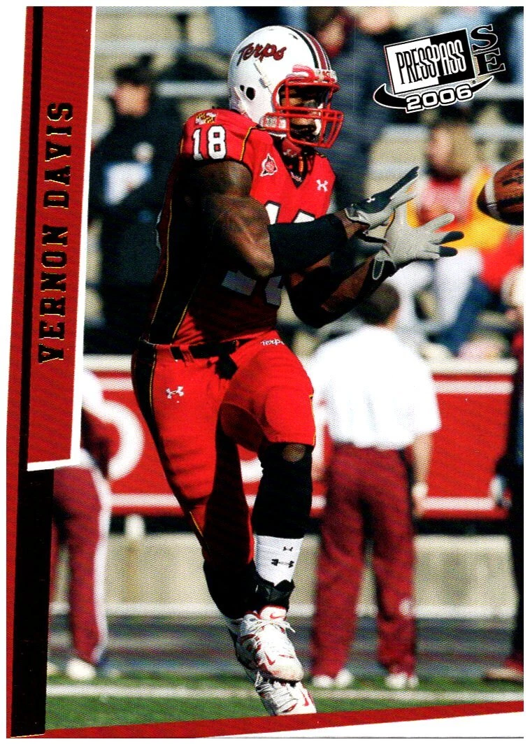 Vernon Davis trading card