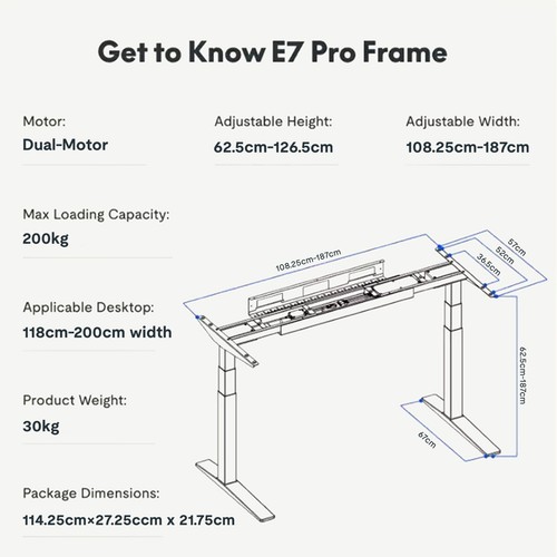 FLEXISPOT Electric Standing Desk Frame - Picture 51 of 68