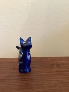 Lapis Lazuli Cat Figurine 