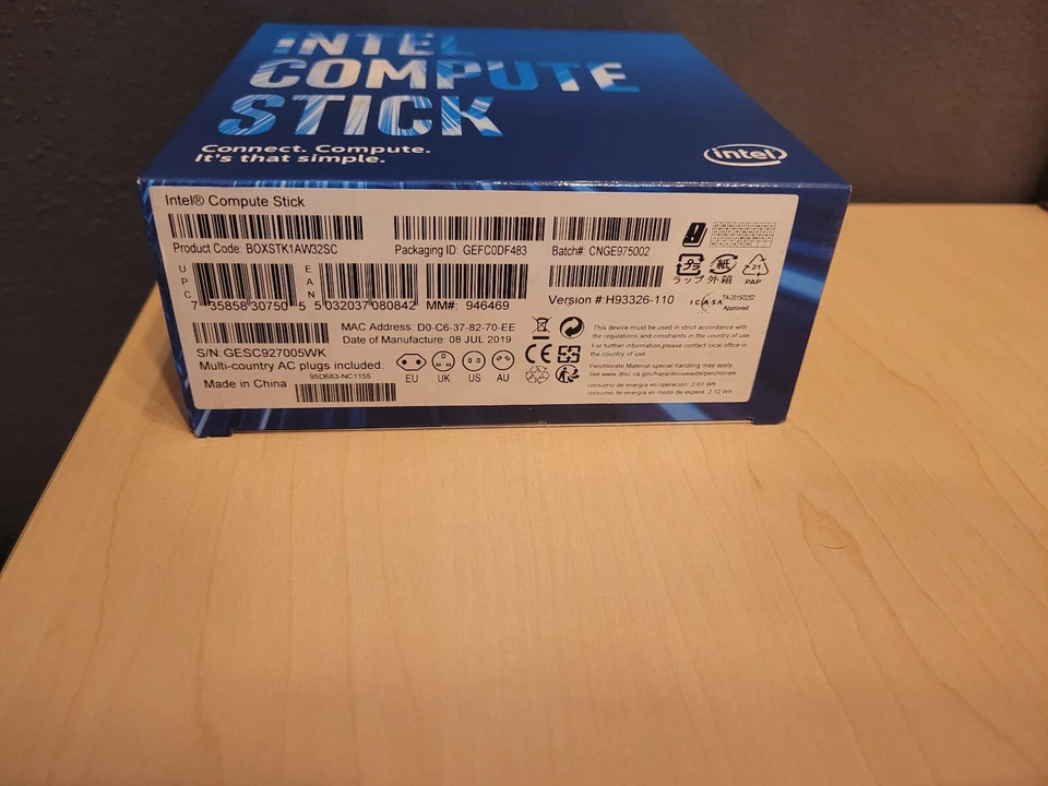 INTEL COMPUTE STICK  Windows 10 con scatola e accessori - Imagen 3 de 4