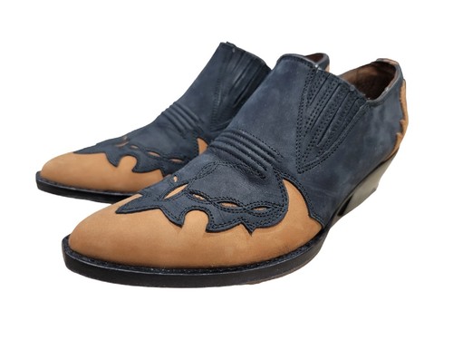 Guess By Georges Marciano Mujer Marrón Negro Cuero Botines Zapatos Talla 5.5B - Imagen 2 de 13