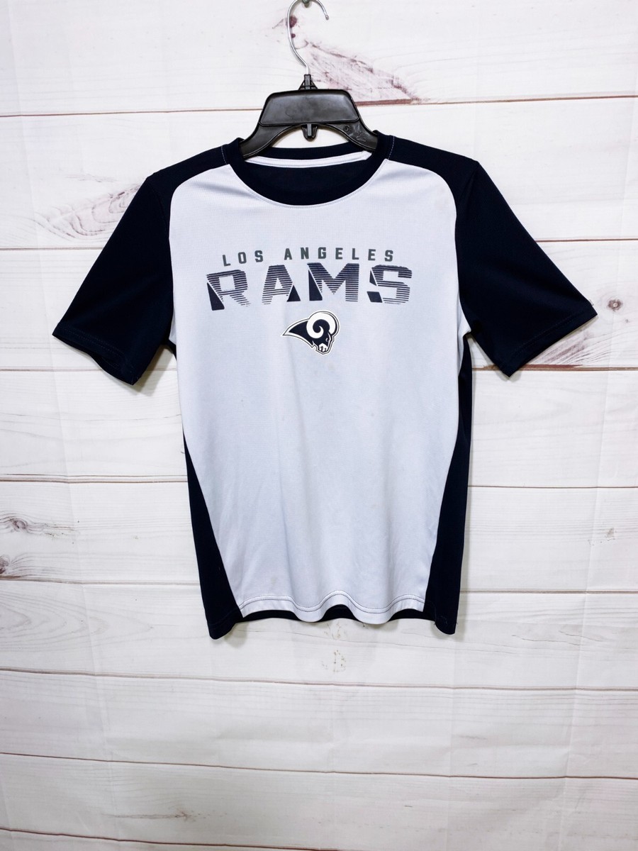 NFL Los Angeles Rams Boys T-Shirt Size L (14/16) White & Blue 