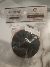 NIP Aroveea Scalp Health Massager Shampoo Brush Set of 2 Red  Black New