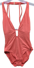 NEW Vince Camuto Orange One Piece Swim Womens Size 8 C4