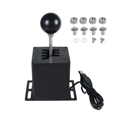 GSTP PC USB Simulator Shifter Compatible with G29 G27 G25 G920 T300RS/GT Stee...