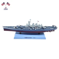 1/1000 Scale WWII USS Washington BB-56 Battleship Finished Decor Model W/1*Stand