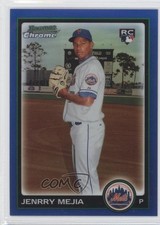 2010 Bowman Chrome Blue Refractor 17/150 Jenrry Mejia #187 0a1