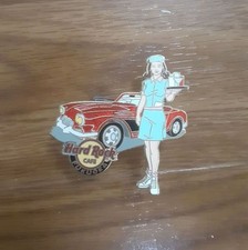 Spilla auto retrò Hard Rock Cafe Fukuoka limitata 200 pezzi usata da collezione ss7