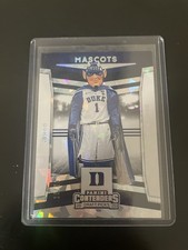 Duke Mascot Panini Contenders /23  SUPER RARE