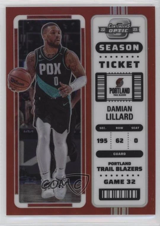 2022-23 Panini Contenders Optic - Damian Lillard #98 for sale | eBay