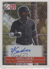 2021 Leaf Pro Set Metal 1991 Base Red Wave Yolbert Sanchez #PS1-YS1 Auto 0rm6