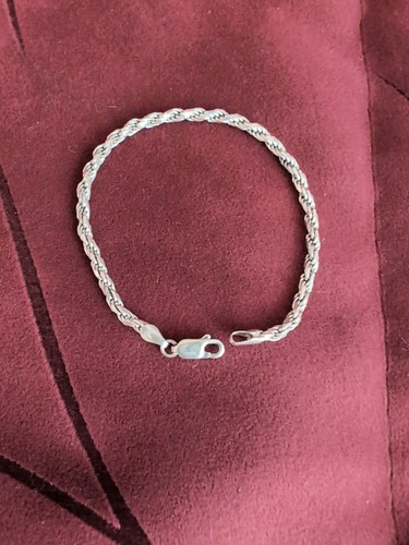 Stylish Sterling Silver Bracelet Italian made
