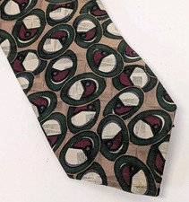 Vintage Robert Talbott Studio Silk Tie Made In USA 59" 3.5" 80s/90s **See Flaw**
