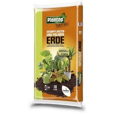 Plantop Grünpflanzen- und Palmenerde Torffrei Grünpflanzenerde Blumenerde 18L