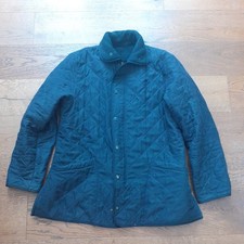 BARBOUR Cappotto Giacca Beadnell Polar Quilt Casual Festival Vintage anni 80 Vintage L