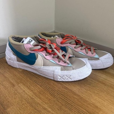 Men 9.0US Nike Blazer Mid '77 Beige/Turquoise