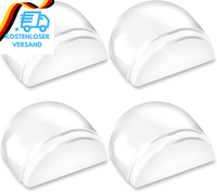 TüRstopper Boden Transparente 4 StüCk Selbstklebend BodentüRstopper TüRpuffer Bo