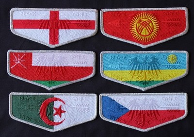 Black Eagle Lodge 482 - 6 different flags