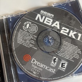 NBA 2K1, Sega Sports (Sega DreamCast) - Complete