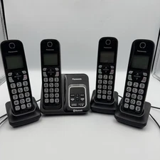 Panasonic KX-TGD560 Link2Cell Bluetooth Cordless Phone 4 Handset KX-TDGA51