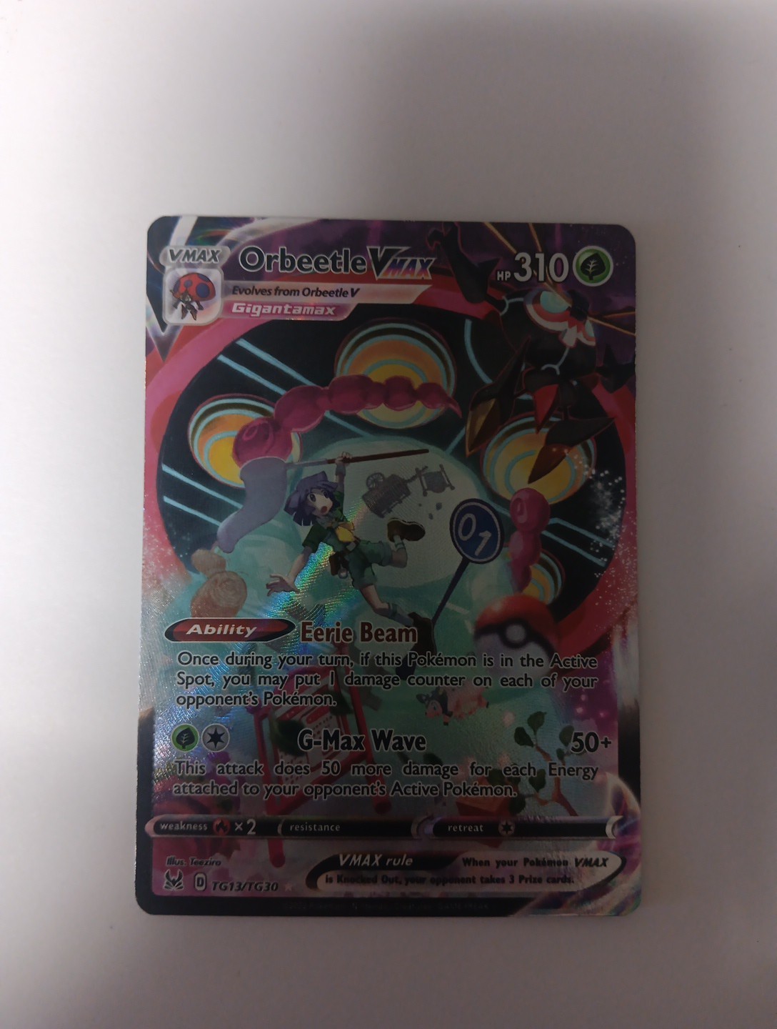 Orbeetle VMAX TG13/TG30 Holo Ultra Rare Pokemon