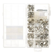 Seachoice 144-piece Canvas Snap Kit With Tool For Boat Covers And Tonneau Cover