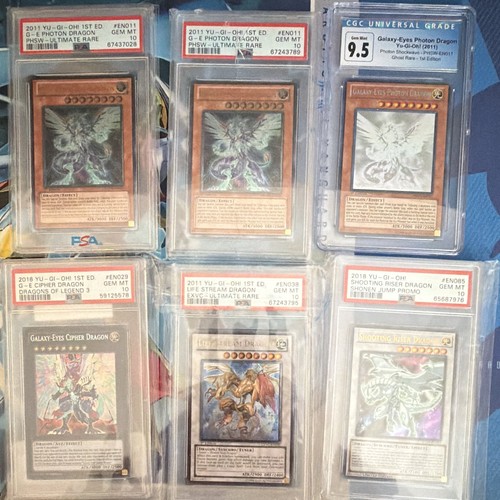 Yu-Gi-Oh! Graded Lot, PSA 10, Ultimate Rare, Ghost Rare, 1st edition