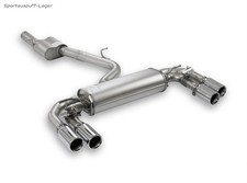 Remus Sportauspuffanlage Audi S3 8V und Sportback je 2x90mm rund eingerollt