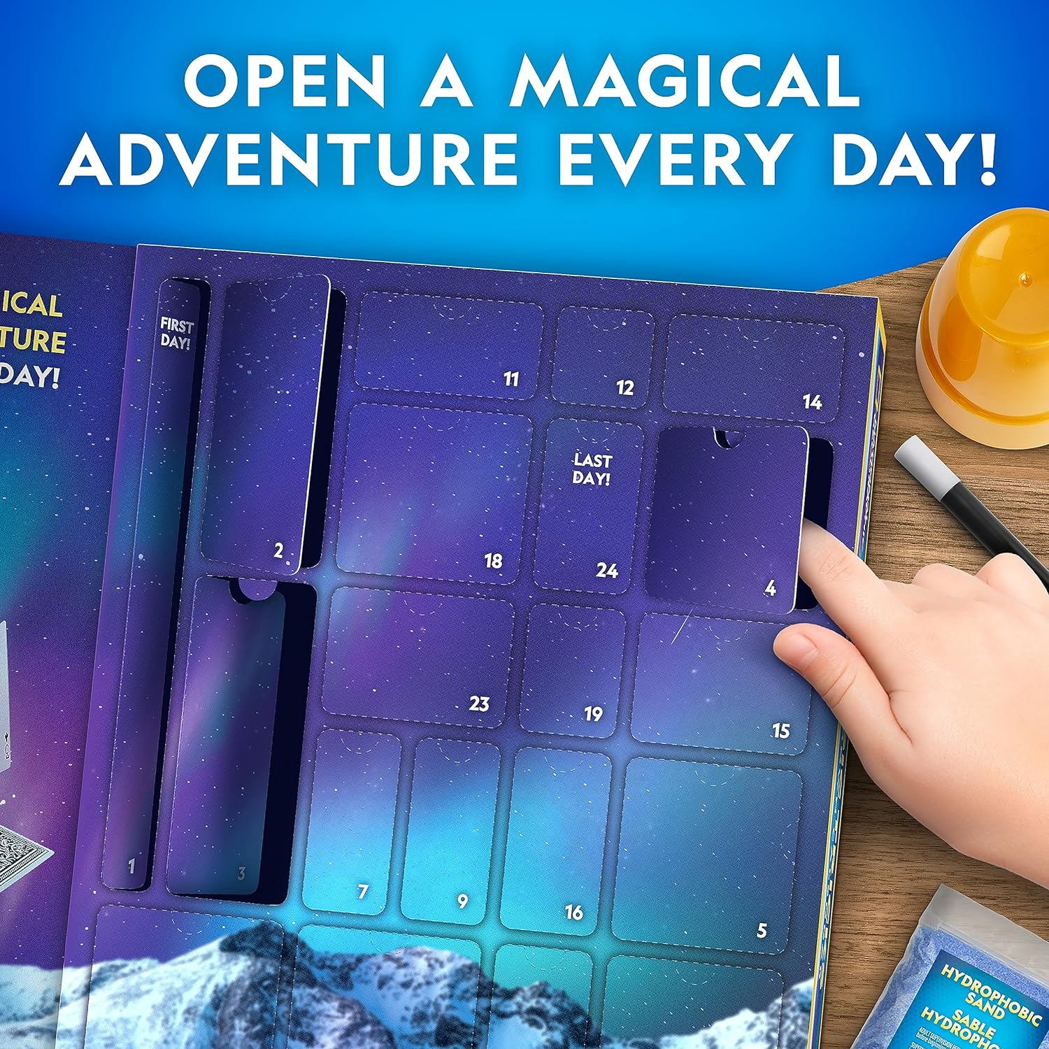 Magic Box Magic Trick National Geographic 2026 Magic Advent Calendar with 24 Days of Tricks ...
