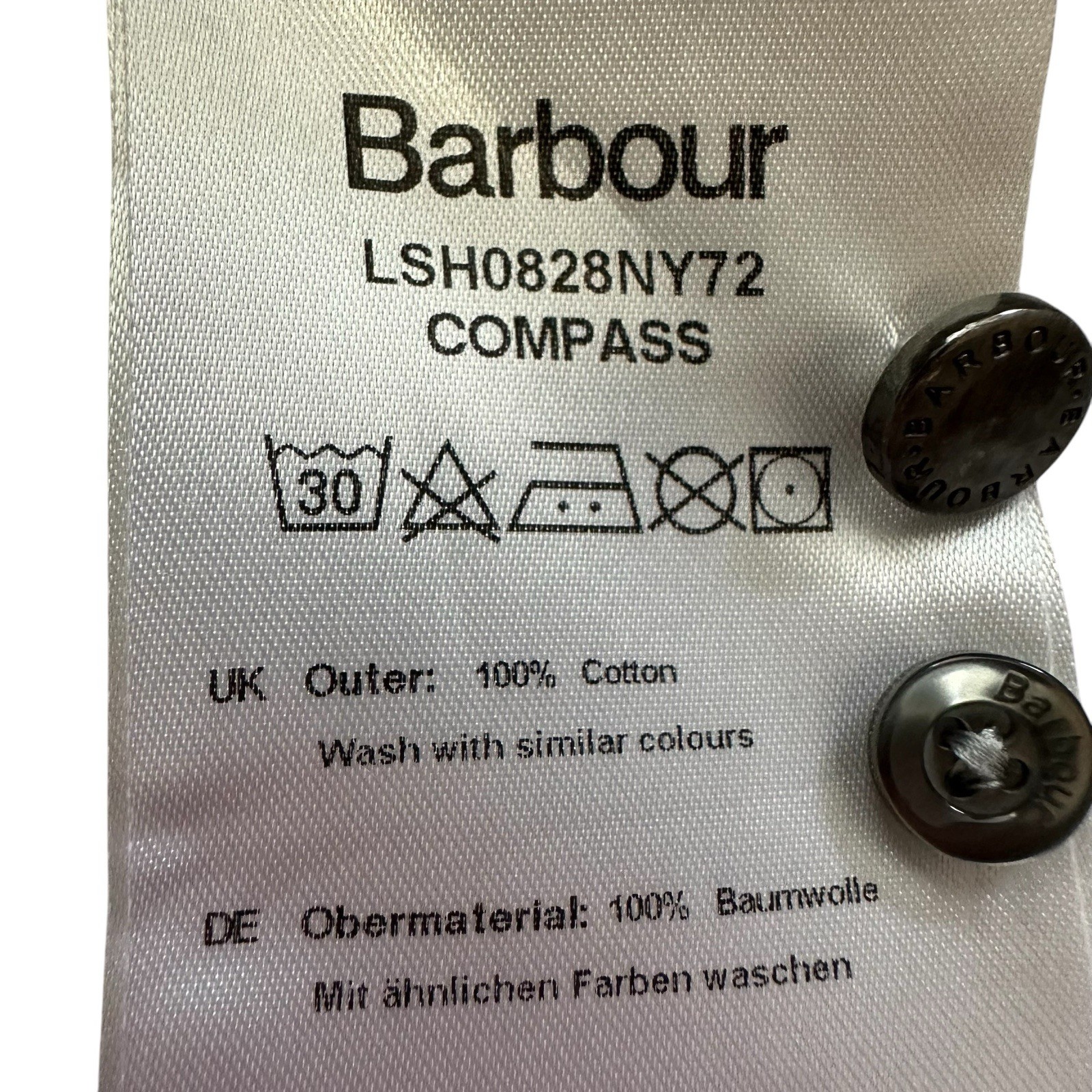 Barbour Slim For Compass Pattern Button Down Shir… - image 20