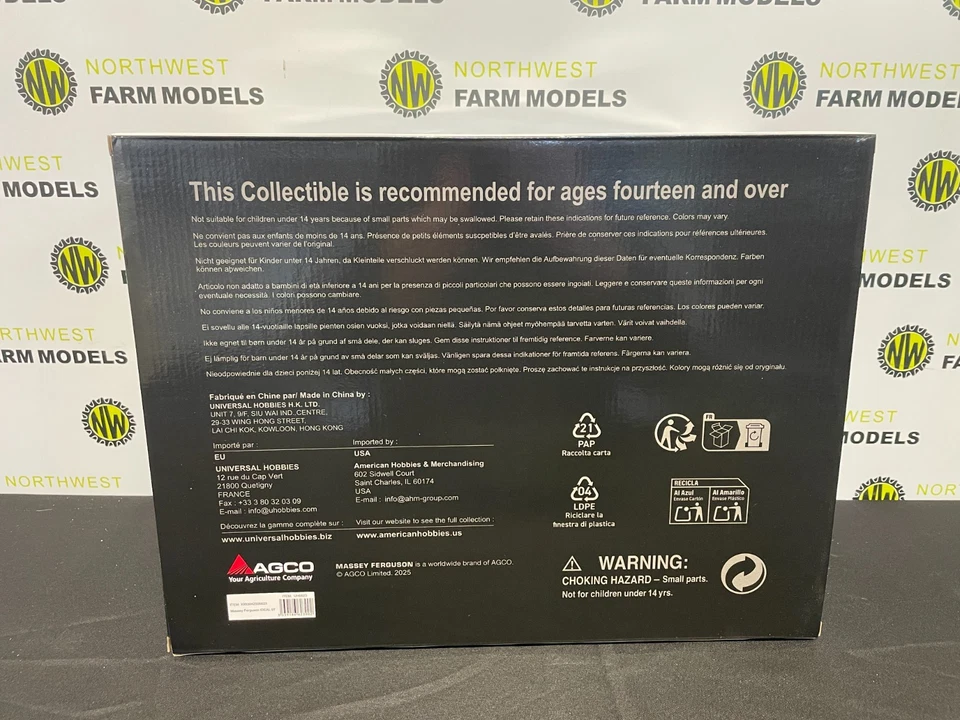 UNIVERSAL HOBBIES 6623 1:32 SCALE MASSEY FERGUSON IDEAL 9T COMBINE HARVESTER - Image 4 of 4